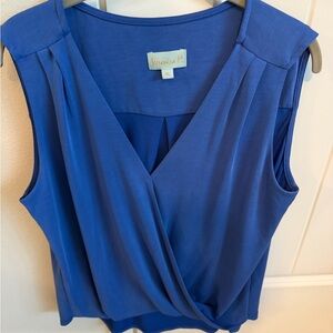 Veronica M Royal Blue Sleeveless Blouse